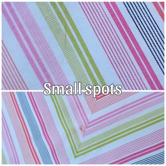 Pastel Striped Cotton SunDress J. Crew Size 8 Sleeveless Surplice Vneck Vintage - Picture 6 of 9